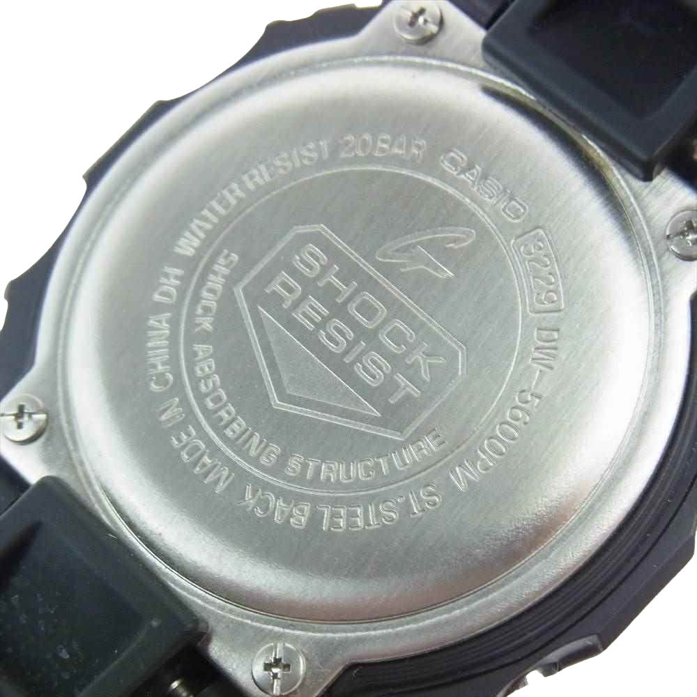 G-SHOCK ジーショック DW-5600PM-1JF Polarized Marble Series ポーラライズドマーブル 大理石 デジタル ウォッチ 腕時計 ブラック系 柄【美品】【中古】