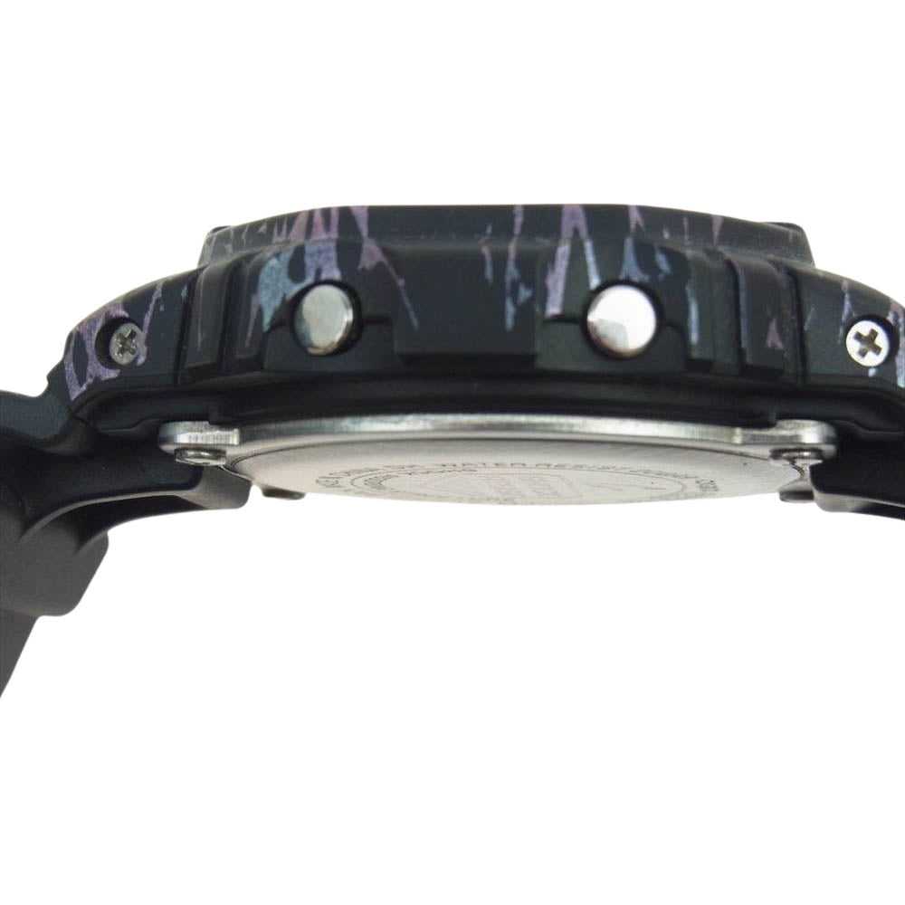 G-SHOCK ジーショック DW-5600PM-1JF Polarized Marble Series ポーラライズドマーブル 大理石 デジタル ウォッチ 腕時計 ブラック系 柄【美品】【中古】