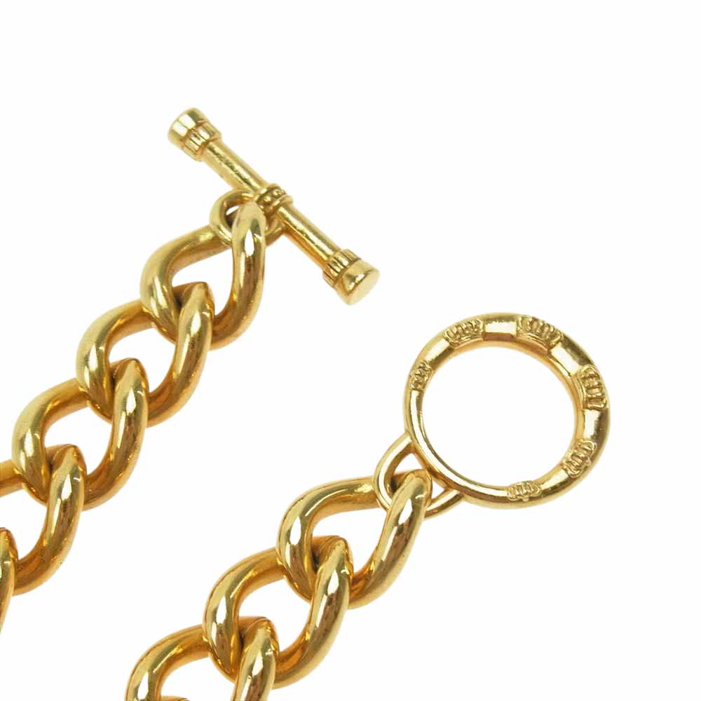 Justin Davis ジャスティンデイビス BNF1008 購入証明書付属 清春 EVIL ACT エヴィルアクト クラウン カデナ 南京錠 チェーン ゴールド系【中古】