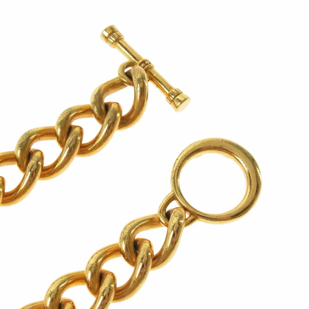 Justin Davis ジャスティンデイビス BNF1008 購入証明書付属 清春 EVIL ACT エヴィルアクト クラウン カデナ 南京錠 チェーン ゴールド系【中古】