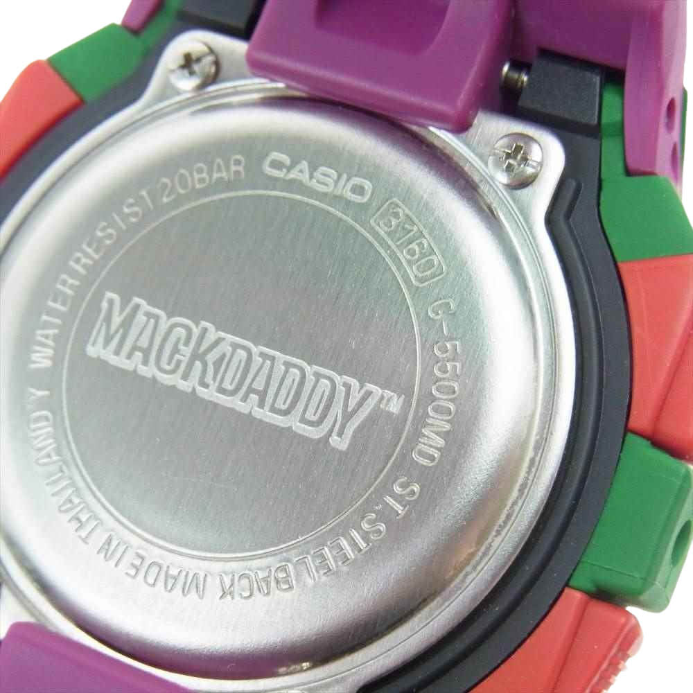 G-SHOCK ジーショック × MACKDADDY マックダディ G-5500MD-3JR タフソーラー デジタル ウォッチ 腕時計 マルチカラー系【中古】