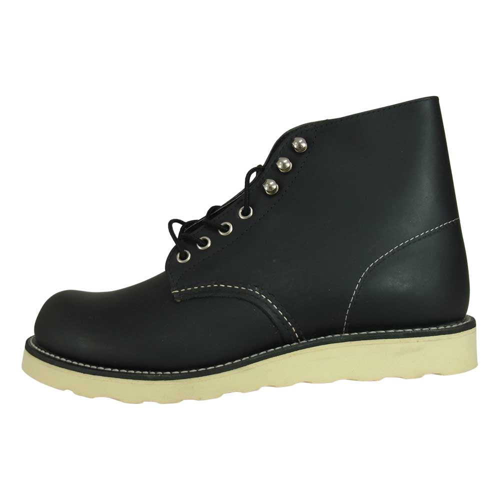 RED WING レッドウィング 8165 6 CLASSIC ROUND 6インチ クラシック ラウンド レースアップ ブーツ ブラック系 9D【極上美品】【中古】