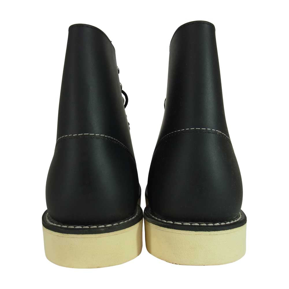 RED WING レッドウィング 8165 6 CLASSIC ROUND 6インチ クラシック ラウンド レースアップ ブーツ ブラック系 9D【極上美品】【中古】