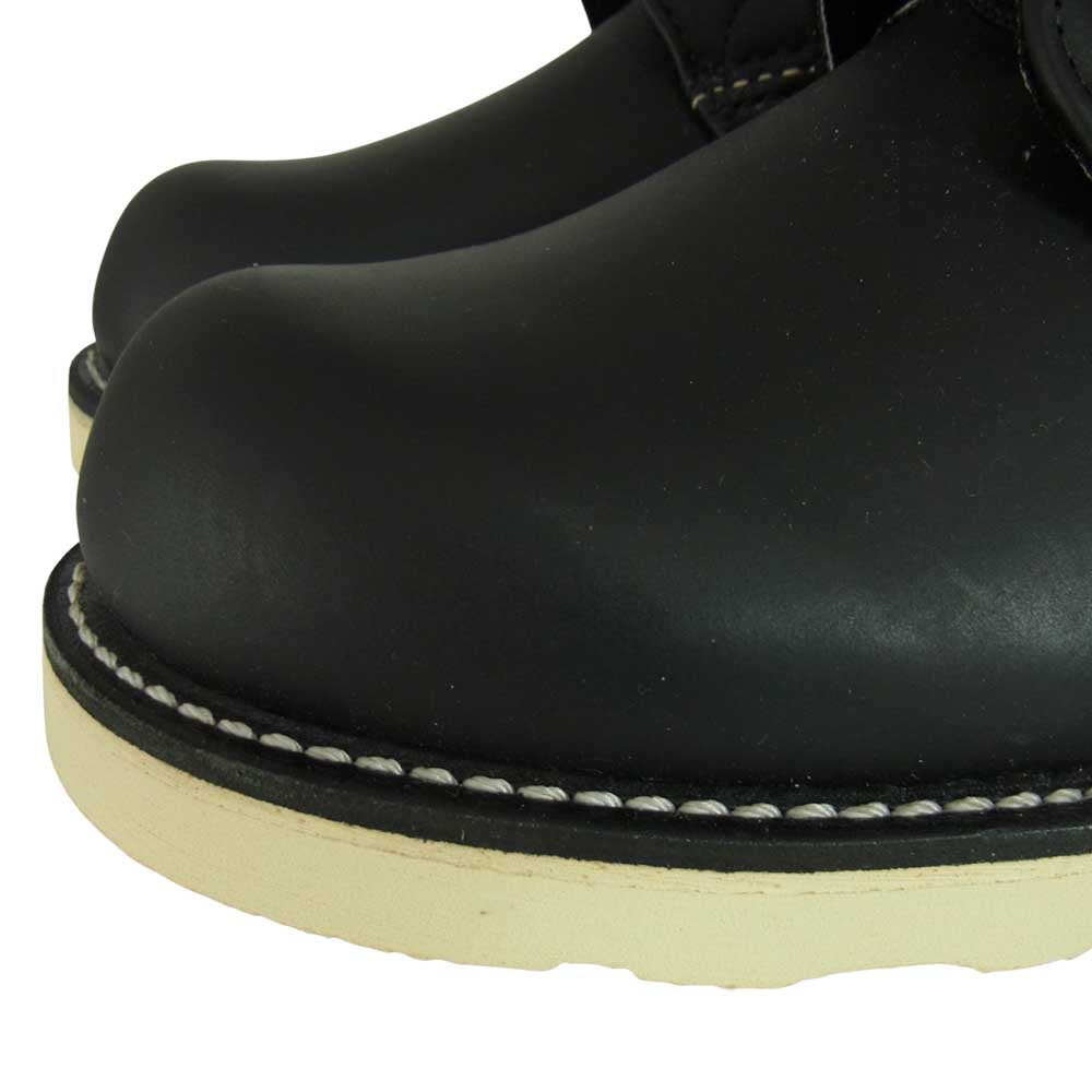 RED WING レッドウィング 8165 6 CLASSIC ROUND 6インチ クラシック ラウンド レースアップ ブーツ ブラック系 9D【極上美品】【中古】