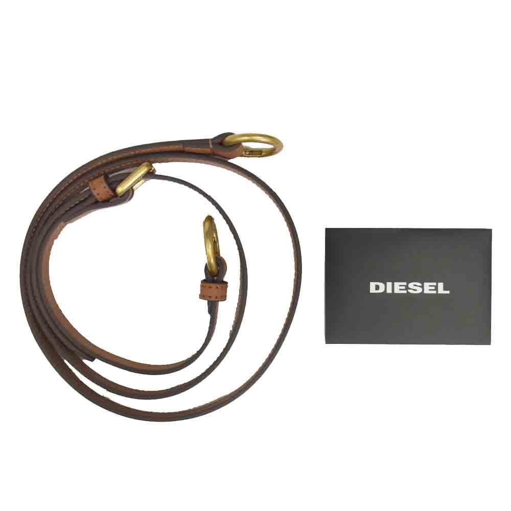DIESEL ディーゼル プリント 総柄 ハンドバッグ ブラック系【新古品】【未使用】【中古】
