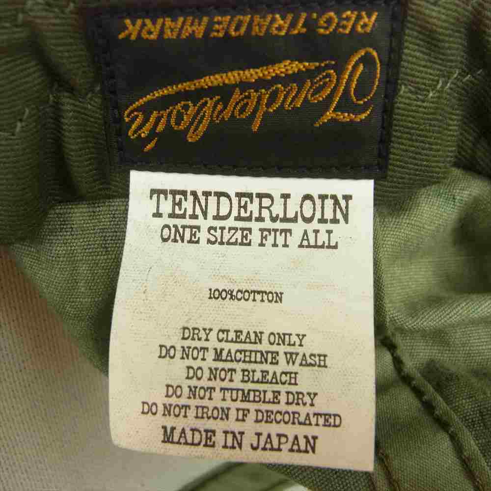 TENDERLOIN テンダーロイン T-TRUCKER CAPトラッカー キャップ カモ カーキ系【美品】【中古】