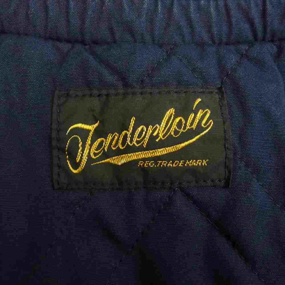 TENDERLOIN テンダーロイン ATX MA-1 ACID アシッド 加工 フライト ジャケット インディゴブルー系 L【中古】