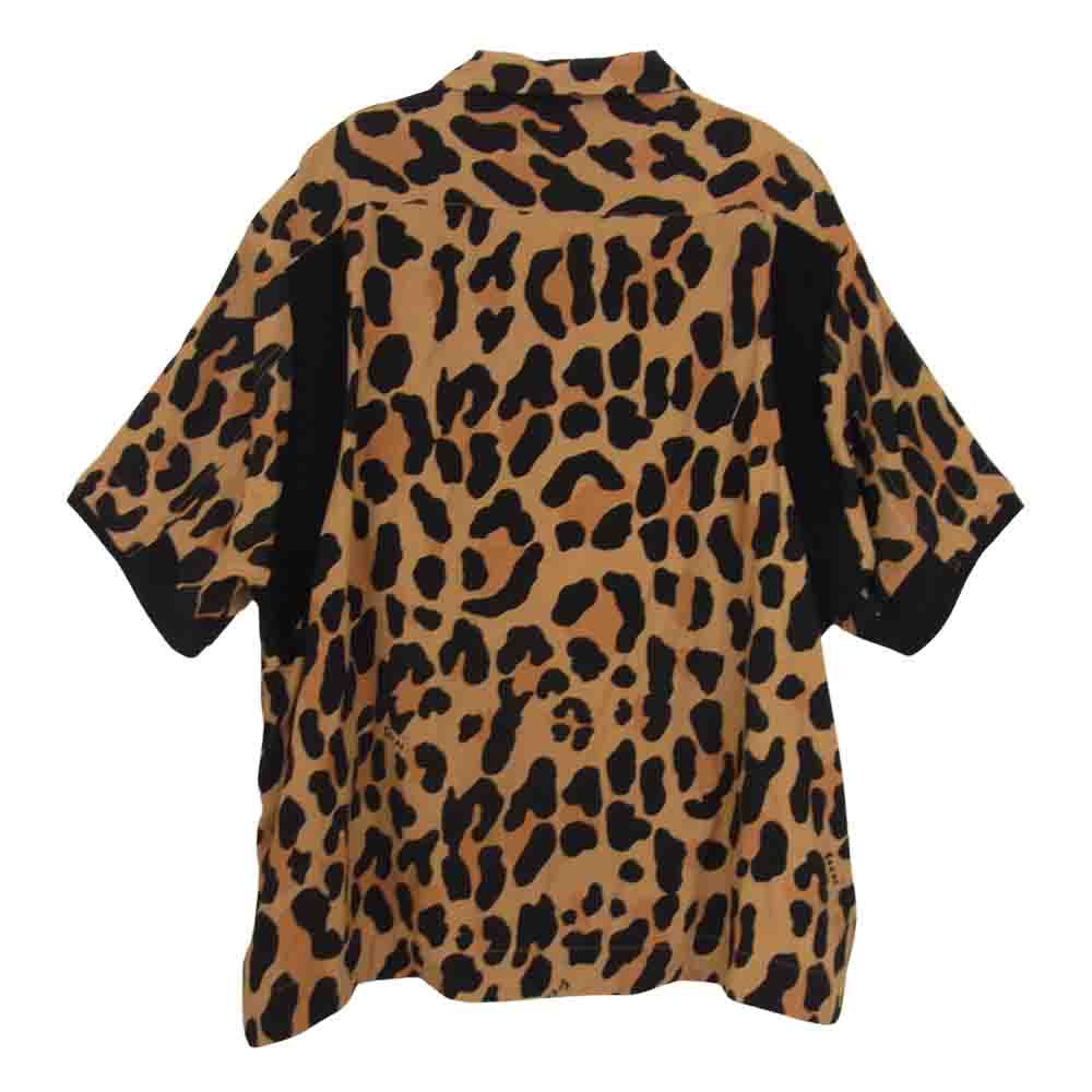 Sacai サカイ 22SS 22-02795M Leopard Print Bowling Shirt レオパード ...