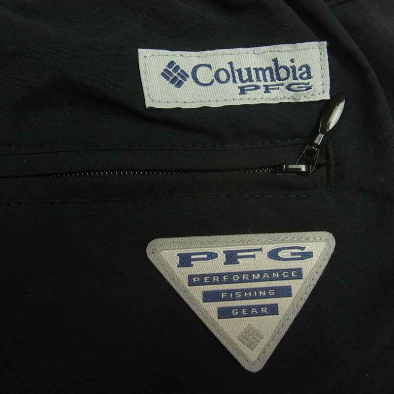Columbia コロンビア PFG ナイロン スイム ショーツ ショート パンツ ブラック系 L【中古】