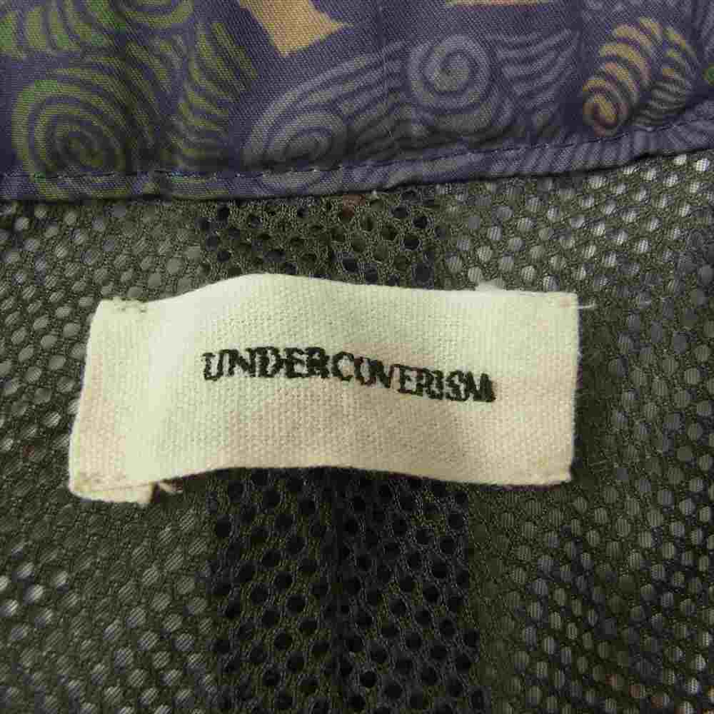UNDERCOVER アンダーカバー K4003-1 UNDERCOVERISM アンダーカバイズム 総柄 スイム ショーツ ハーフ パンツ パープル系 4【中古】