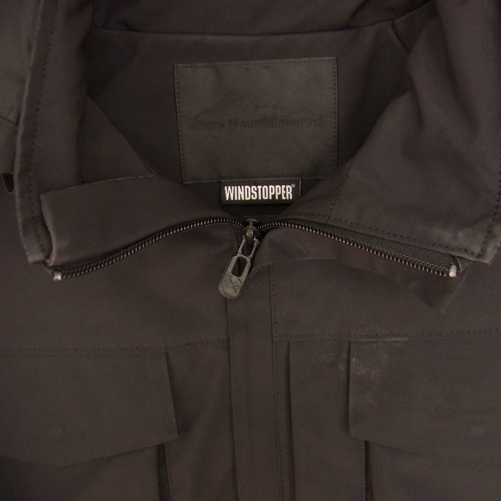 WHITE MOUNTAINEERING ホワイトマウンテニアリング BK1573202 WINDSTOPPER SOFT POLYESTER TAFFTA BLOUSON ウインドストッパー  ソフト ポリエステル タフタ ブルゾン ジャケット ブラック系 2【中古】