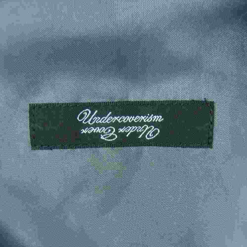 UNDERCOVER アンダーカバー J9305 UNDERCOVERISM アンダーカバイズム ウール縮絨 ステンカラー コート グレー系 2【中古】