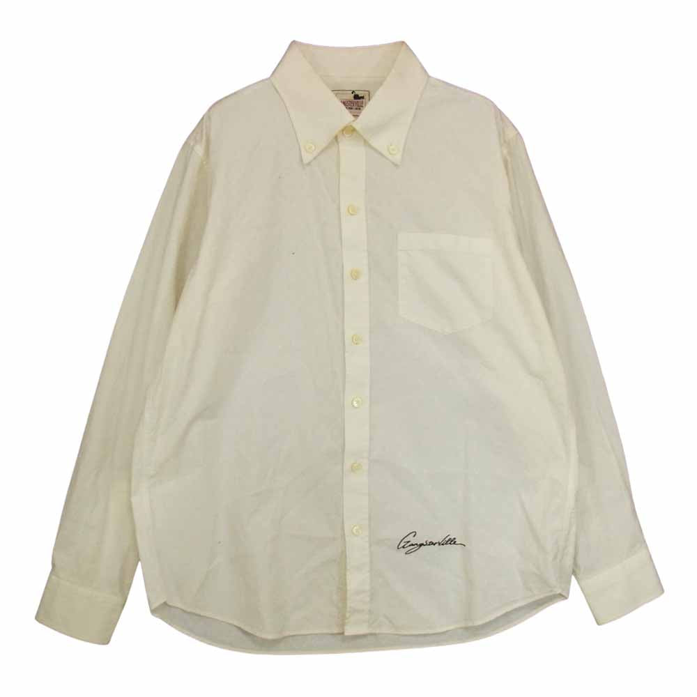 GANGSTERVILLE ギャングスタービル 19AW GSV-19-AW-27 SMUGGLER L/S SHIRTS 長袖 ボタンダウン シャツ オフホワイト系 XL【中古】