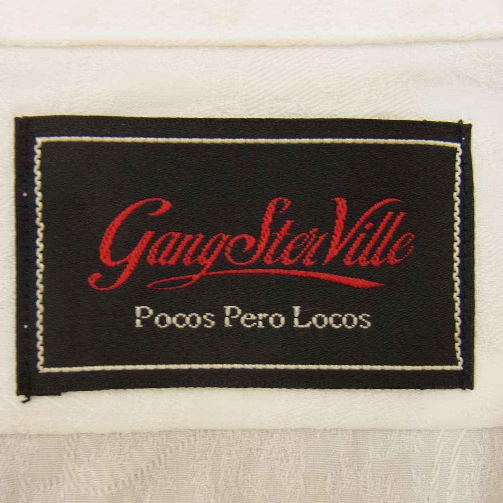 GANGSTERVILLE ギャングスタービル 21SS GSV-21-SS-16 Easy Jack L/S B.D.Shirts イージージャック 長袖 ボタンダウン シャツ オフホワイト系 XL【中古】