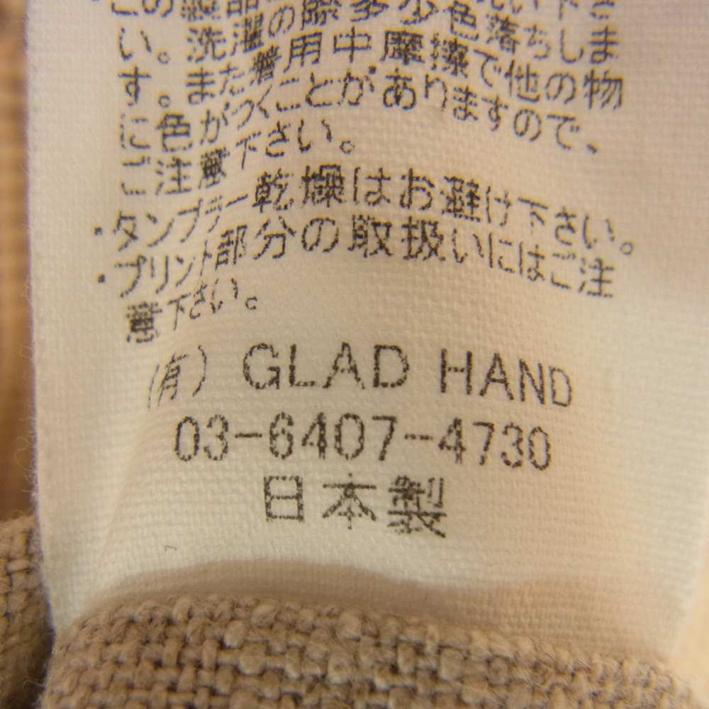 BY GLADHAND バイグラッドハンド 21SS BYGH-21-SS-02 Empire Glad Vest チェック エンパイア グラッド ベスト ジレ ベージュ系 XL【中古】