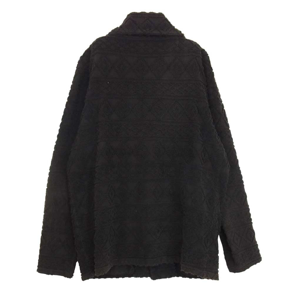 BY GLADHAND バイグラッドハンド 19SS BYGH-19-SS-10 ISLAND CARDIGAN ショールカラー カーディガン パイル生地 ブラック系 XL【中古】
