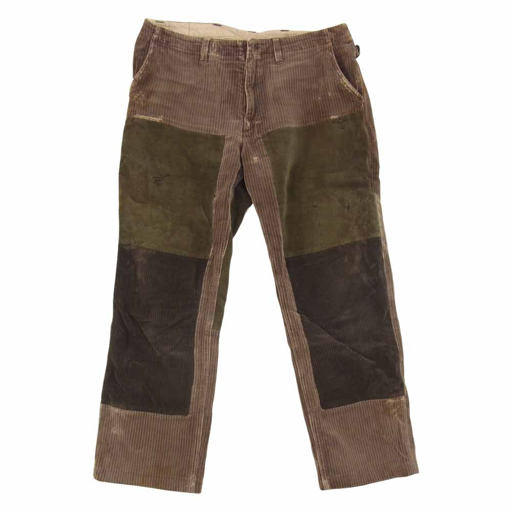 BY GLADHAND バイグラッドハンド 16AW BYGH-16-AW-17 Migrant Pants VintageFinish コーデュロイ パンツ ワーク パンツ  ブラウン系 L【中古】