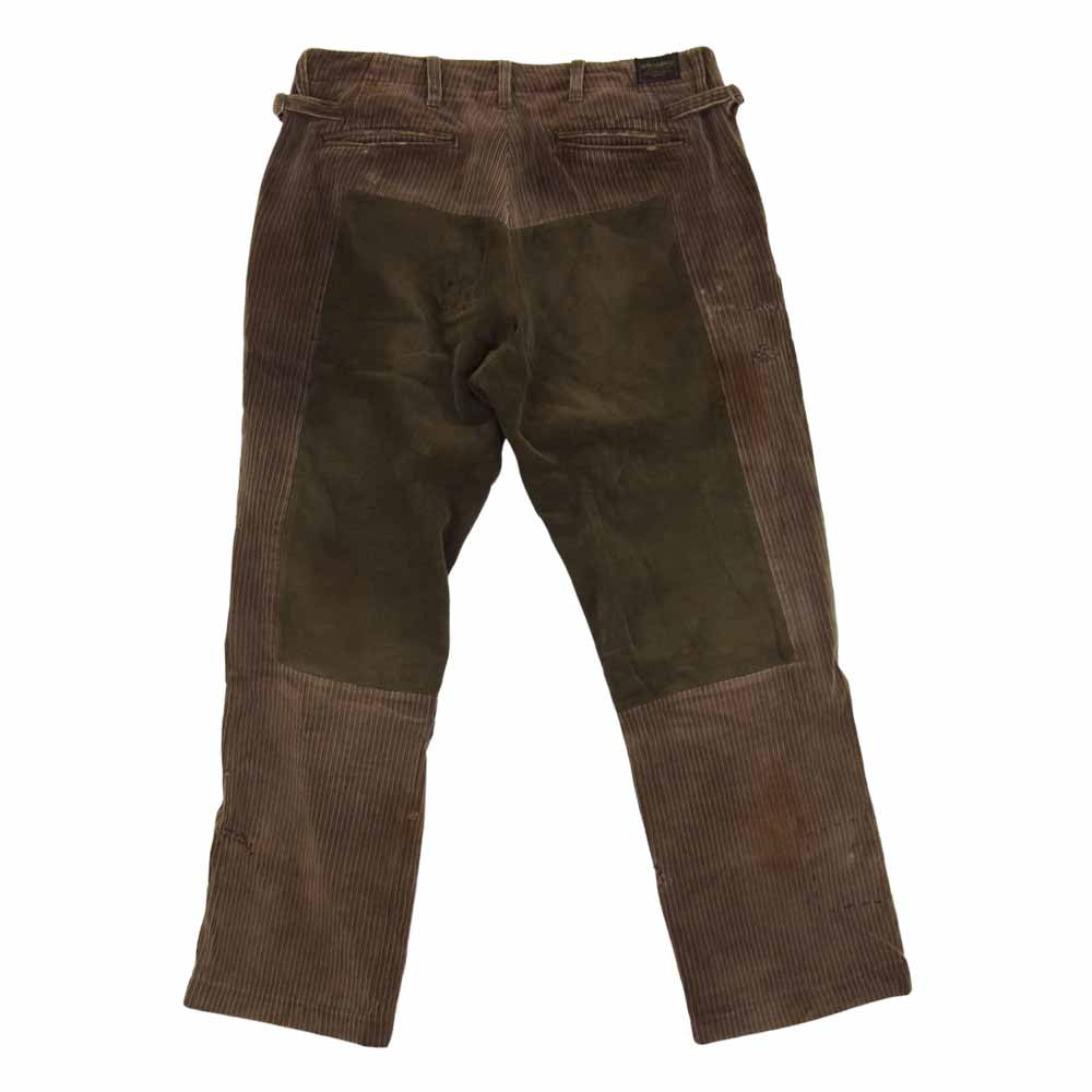 BY GLADHAND バイグラッドハンド 16AW BYGH-16-AW-17 Migrant Pants VintageFinish コーデュロイ パンツ ワーク パンツ  ブラウン系 L【中古】