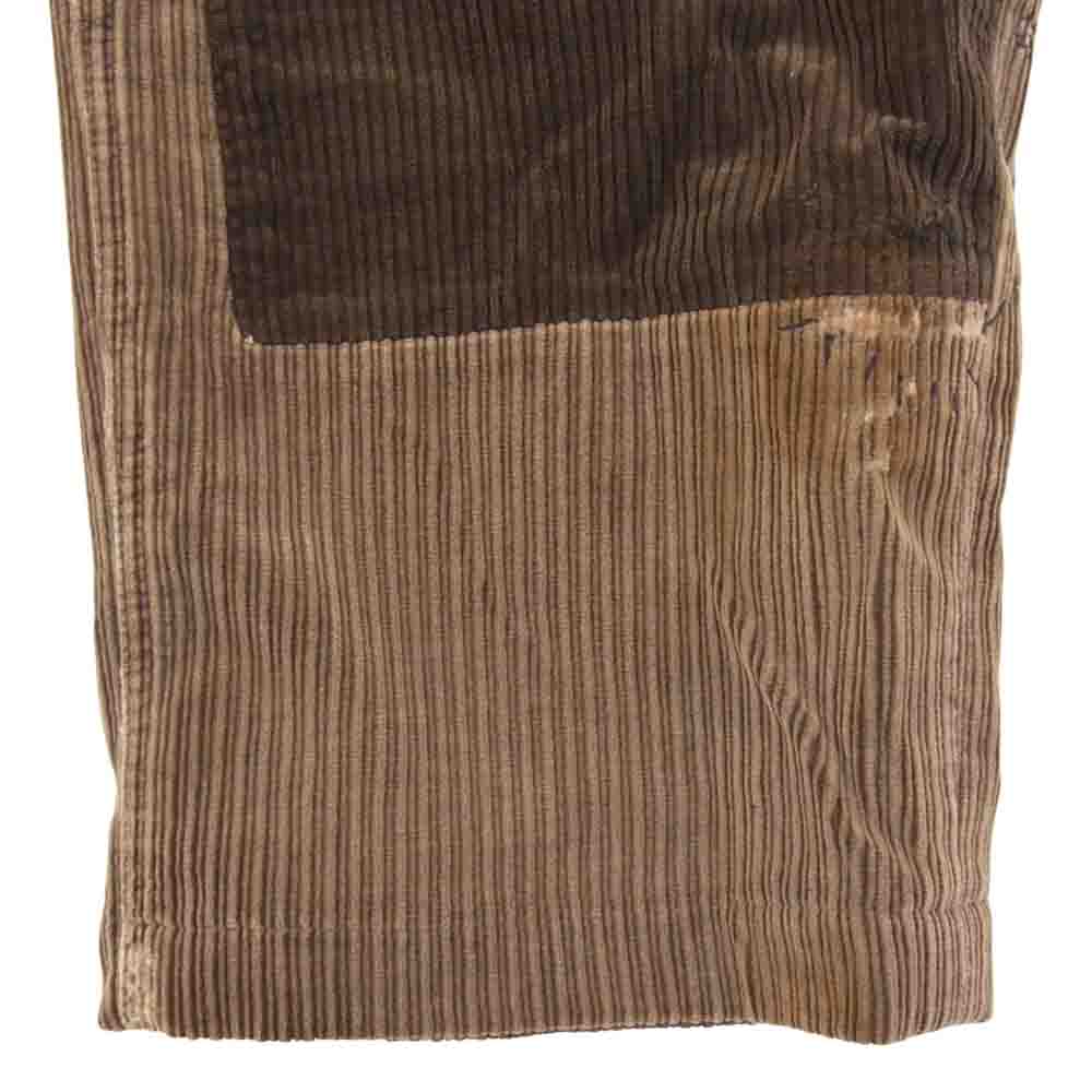 BY GLADHAND バイグラッドハンド 16AW BYGH-16-AW-17 Migrant Pants VintageFinish コーデュロイ パンツ ワーク パンツ  ブラウン系 L【中古】