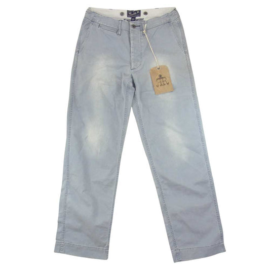 RRL ダブルアールエル 5POCKET WASHED CHINO PANTS 5ポケット コットンツイル ウォッシュド チノ パンツ ブルー系 30/32【中古】