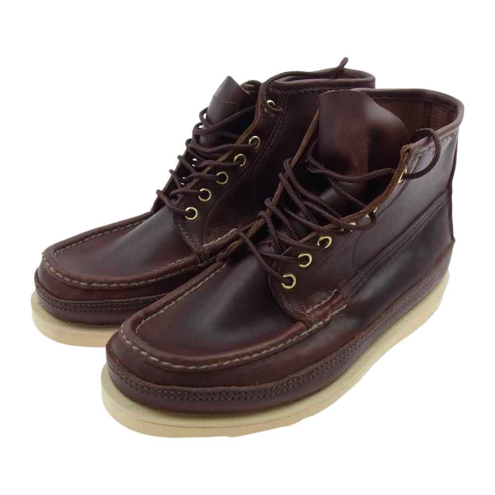 RUSSELL MOCCASIN ラッセルモカシン 4263 SPORTING CLAYS CHUKKA クレープソール スポーティング クレイ チャッカ モカシン ブーツ ブラウン系 8.5【新古品】【未使用】【中古】