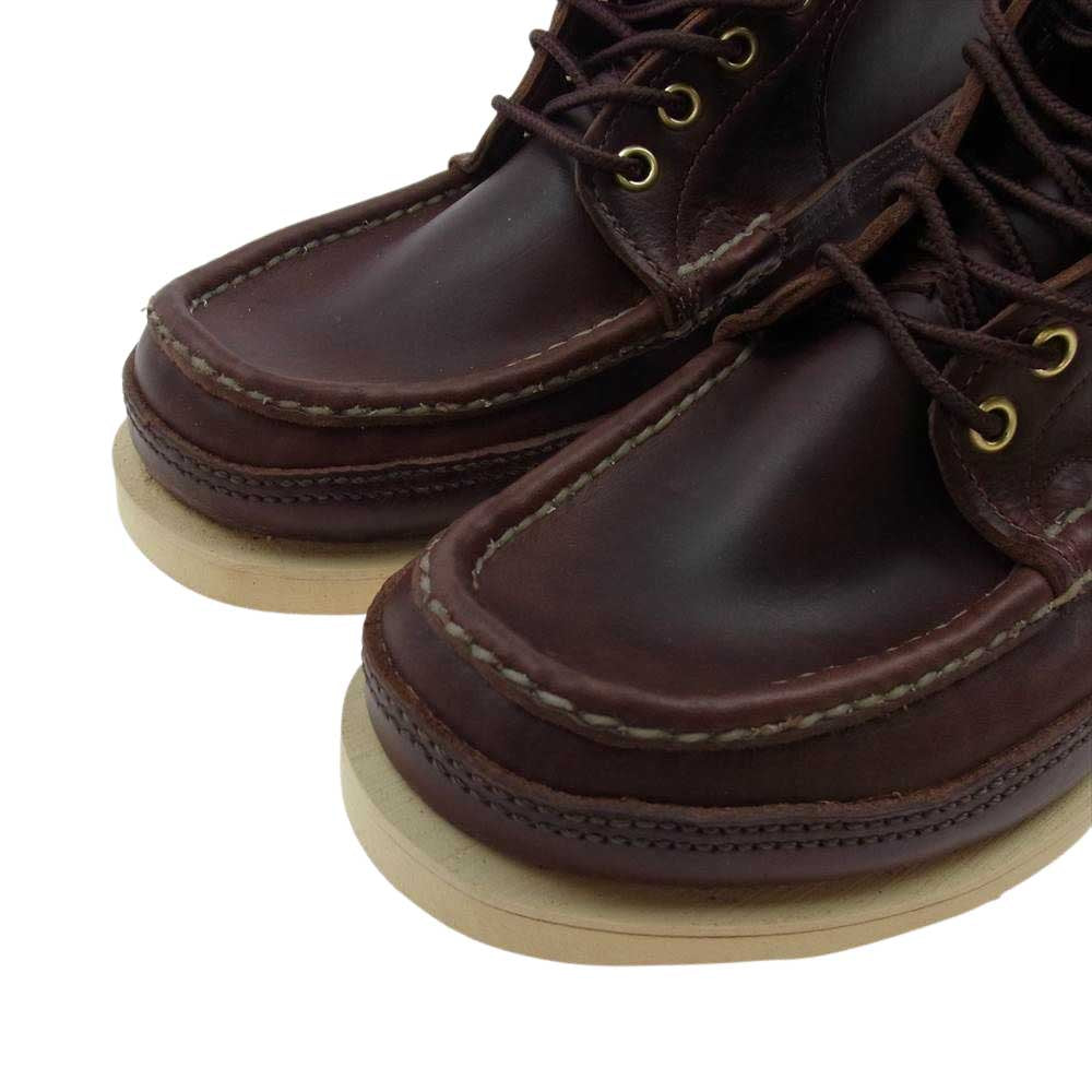 RUSSELL MOCCASIN ラッセルモカシン 4263 SPORTING CLAYS CHUKKA クレープソール スポーティング クレイ チャッカ モカシン ブーツ ブラウン系 8.5【新古品】【未使用】【中古】