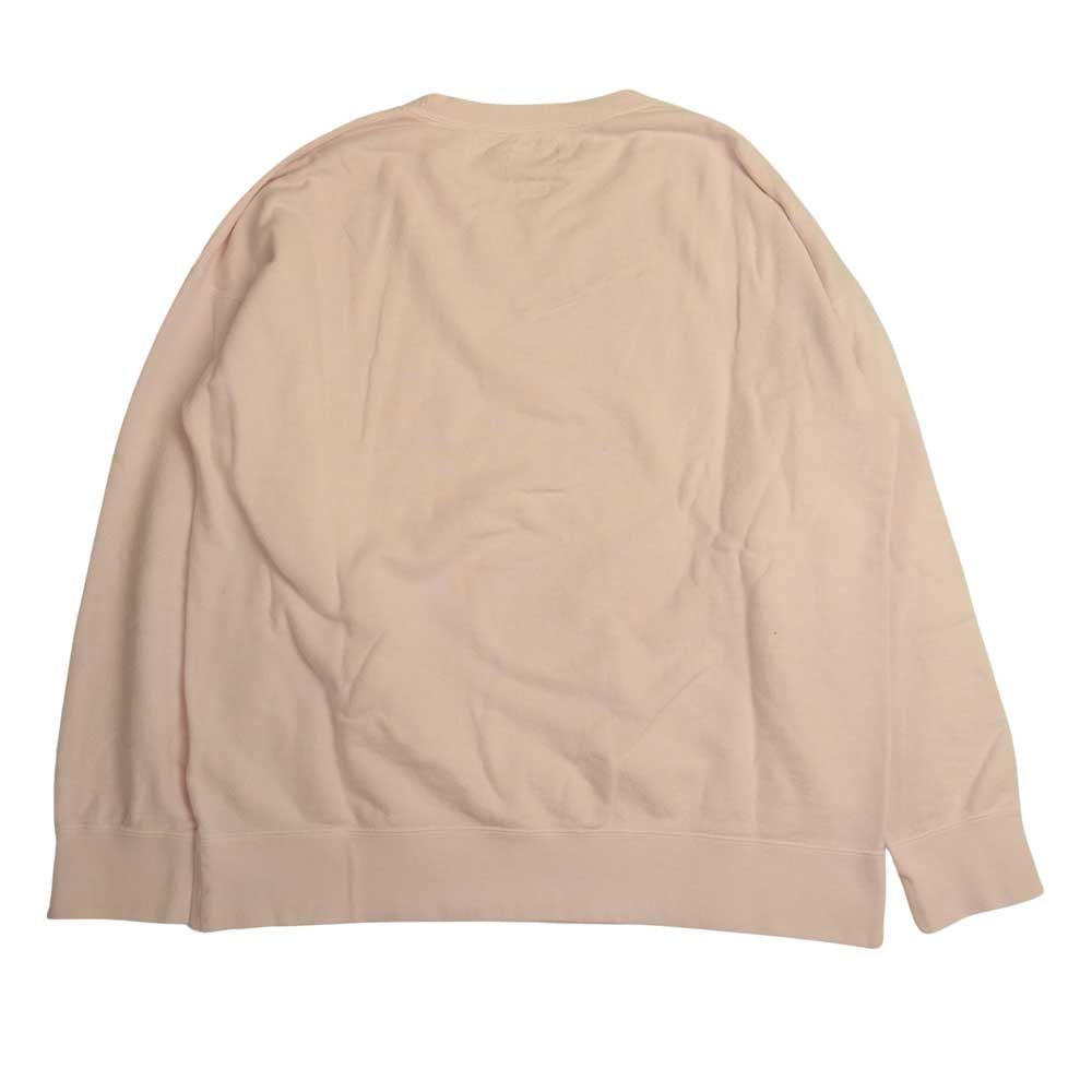 VISVIM ビズビム 21SS 0121105010009 JUMBO SWEAT L/S (VEGGIE DYE) ベジタブルダイ 加工 ジャンボ スウェット トレーナー ピンク系 2【中古】