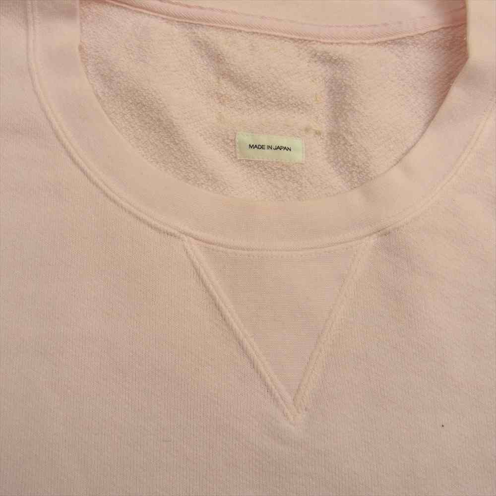 VISVIM ビズビム 21SS 0121105010009 JUMBO SWEAT L/S (VEGGIE DYE) ベジタブルダイ 加工 ジャンボ スウェット トレーナー ピンク系 2【中古】