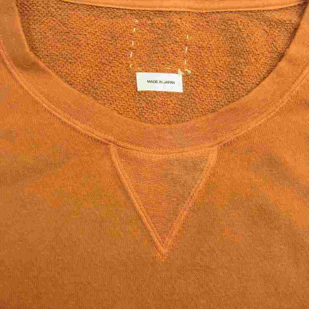 VISVIM ビズビム 21SS 0121105010013 JUMBO SWEAT L/S (UNEVEN DYE) アンイーブンダイ ダメージ 加工 ジャンボ スウェット トレーナー オレンジ系 3【中古】