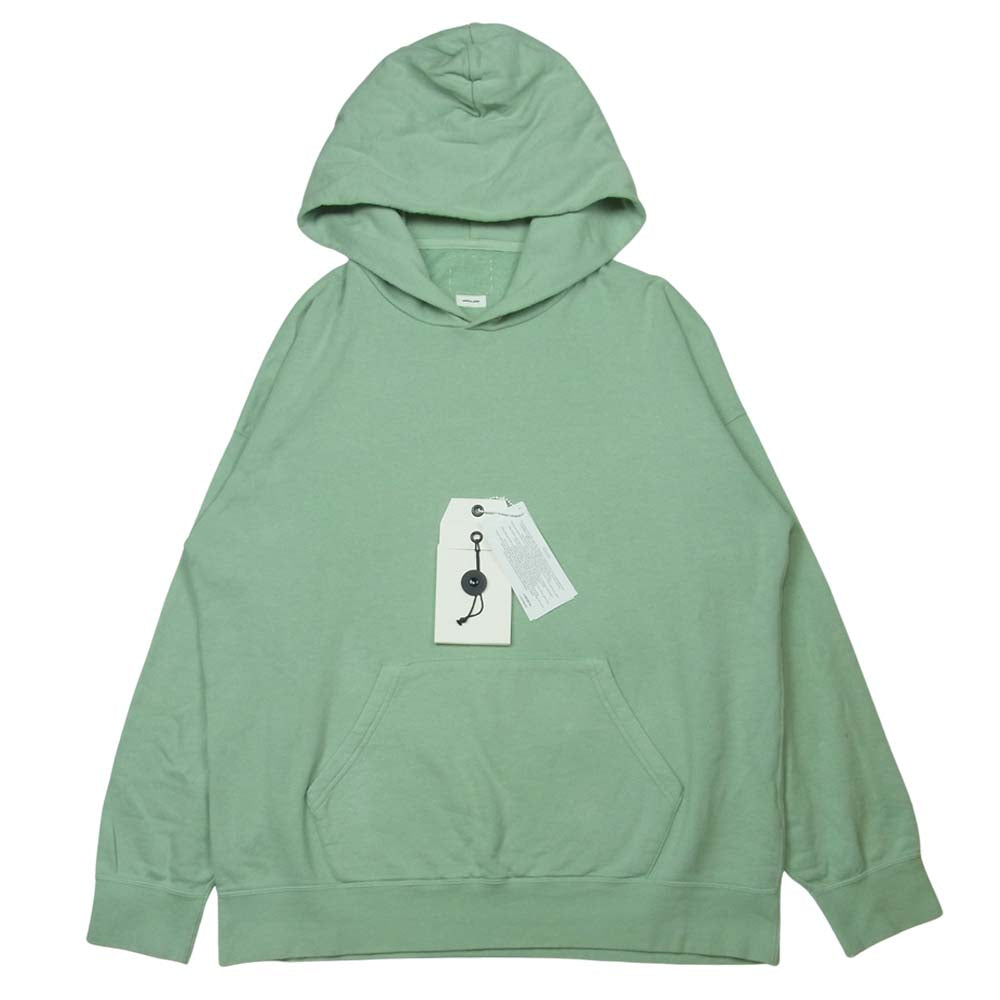 VISVIM ビズビム 19SS 0119105010018 JUMBO HOODIE P.O. (VEGGIE DYE) ベジタブルダイ 加工 ジャンボ フーディー プルオーバー パーカー ライトグリーン系 2【美品】【中古】