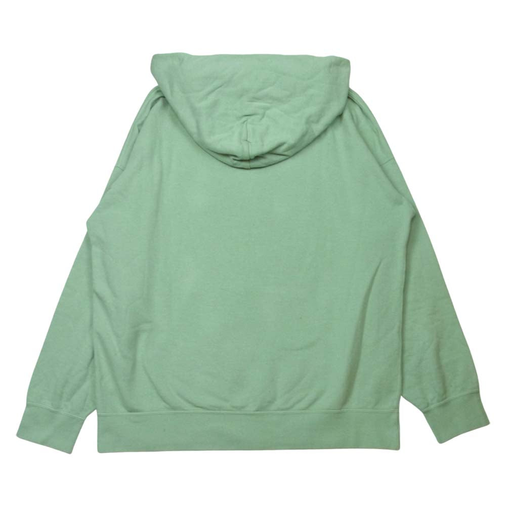 VISVIM ビズビム 19SS 0119105010018 JUMBO HOODIE P.O. (VEGGIE DYE) ベジタブルダイ 加工 ジャンボ フーディー プルオーバー パーカー ライトグリーン系 2【美品】【中古】