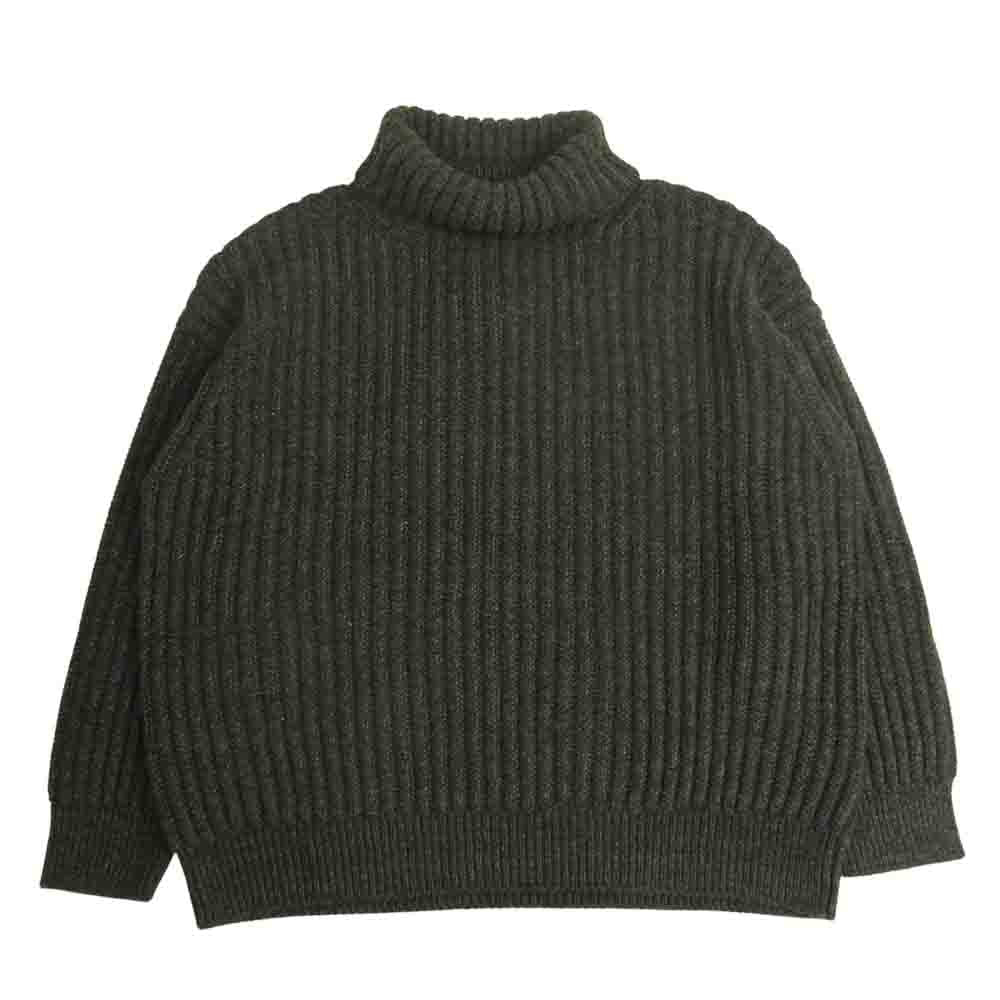 VISVIM ビズビム 21AW 0121205012004 AMPLUS TURTLENECK KNIT アンプラス タートルネック ニット セーター チャコール系 2【極上美品】【中古】