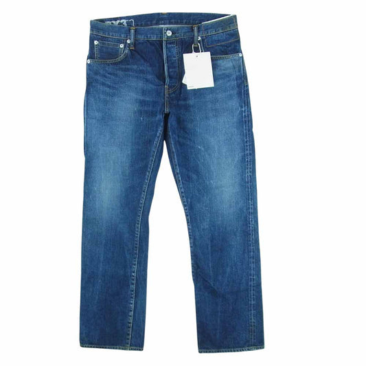 VISVIM ビズビム 19AW 0119205005031 SOCIAL SCULPTURE DRY DENIM-3 ソーシャル スカルプチャー ダメージ加工 ドライ デニム パンツ インディゴブルー系 2【中古】