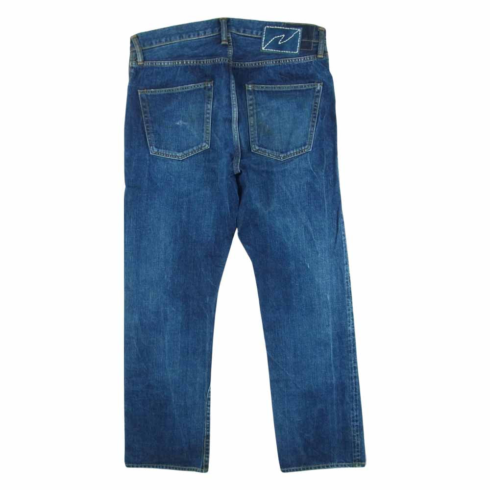 VISVIM ビズビム 19AW 0119205005031 SOCIAL SCULPTURE DRY DENIM-3 ソーシャル スカルプチャー ダメージ加工 ドライ デニム パンツ インディゴブルー系 2【中古】