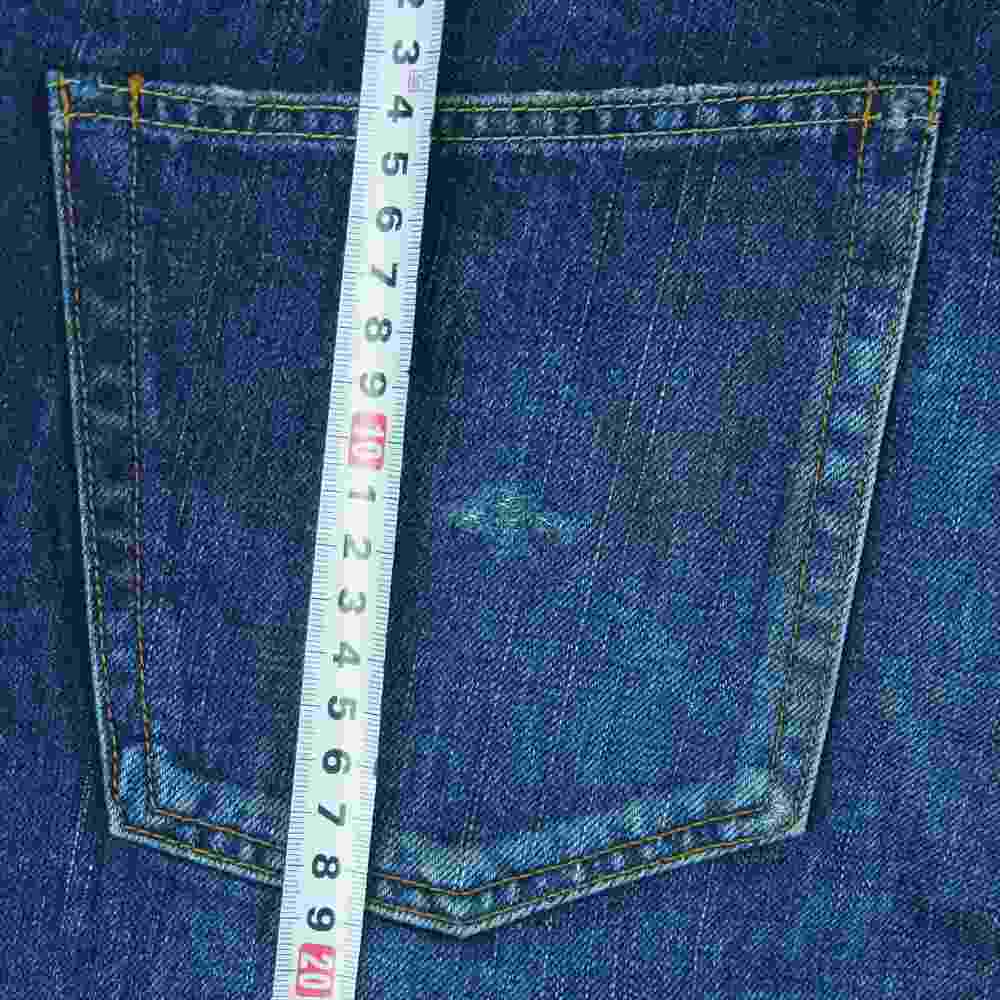 VISVIM ビズビム 19AW 0119205005031 SOCIAL SCULPTURE DRY DENIM-3 ソーシャル スカルプチャー ダメージ加工 ドライ デニム パンツ インディゴブルー系 2【中古】