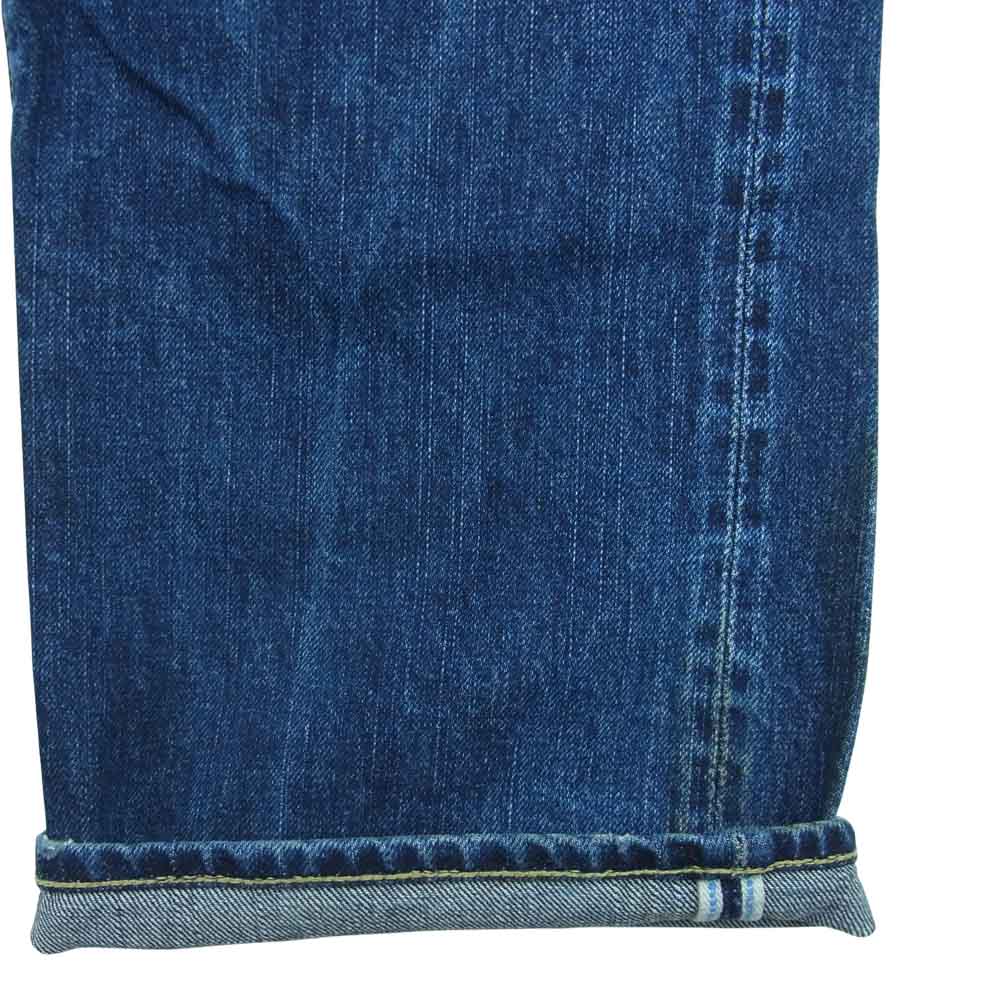 VISVIM ビズビム 19AW 0119205005031 SOCIAL SCULPTURE DRY DENIM-3 ソーシャル スカルプチャー ダメージ加工 ドライ デニム パンツ インディゴブルー系 2【中古】