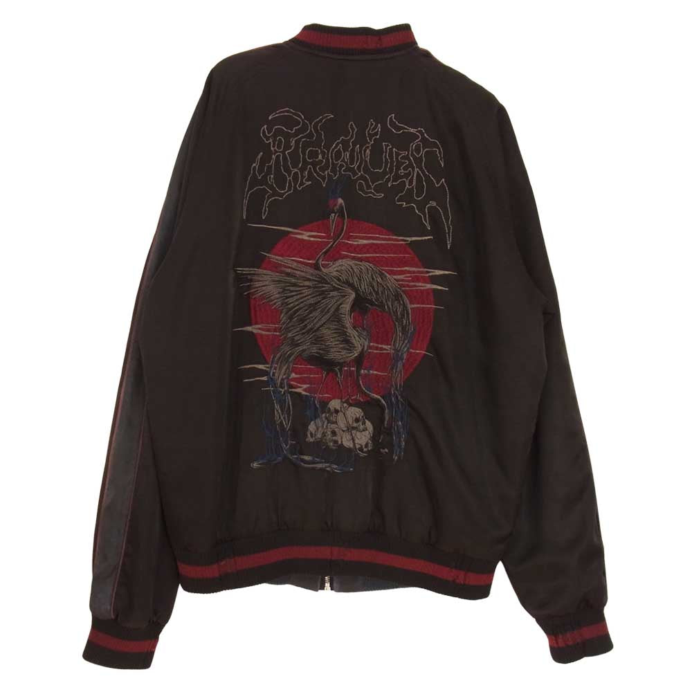 DIESEL ディーゼル リバーシブル スカジャン チャコール系 S【中古