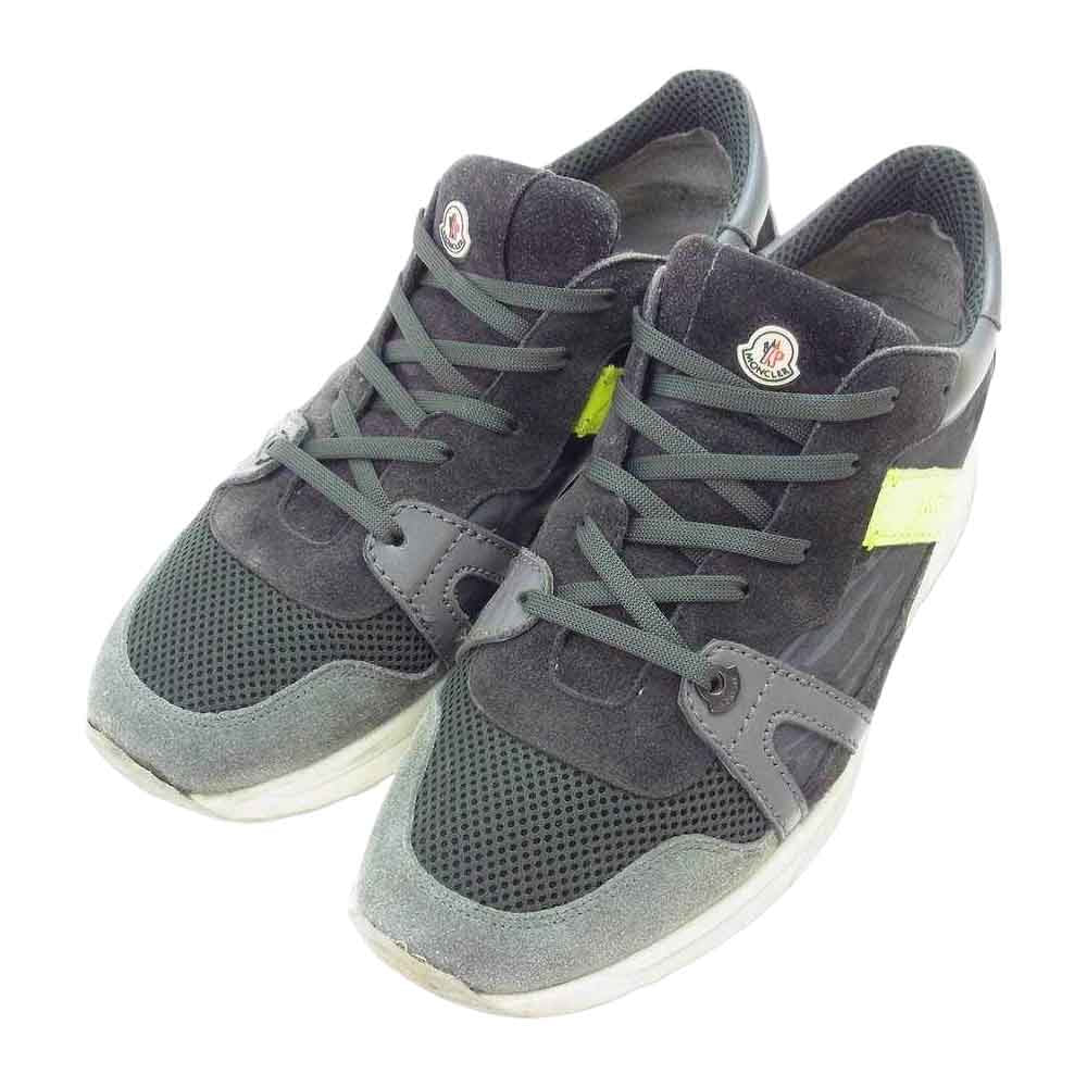 MONCLER モンクレール ローカット スニーカー カモ グレー系 43【中古】