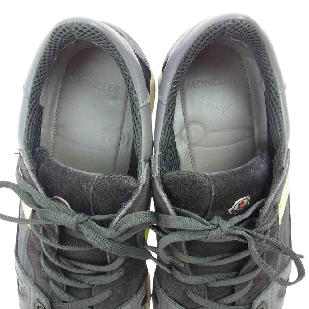 MONCLER モンクレール ローカット スニーカー カモ グレー系 43【中古】