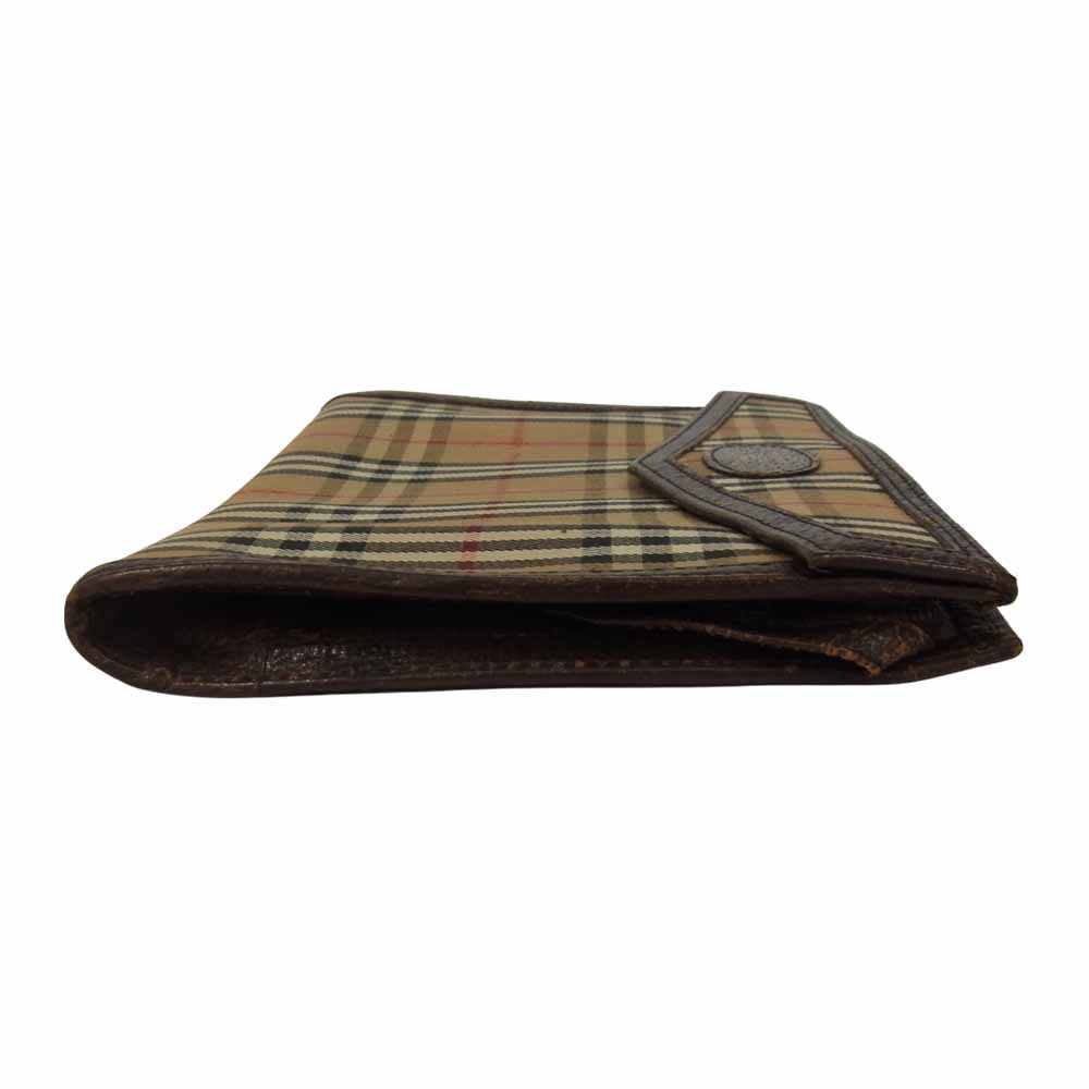 BURBERRY バーバリー ノバチェック クラッチバッグ ブラウン系【中古】