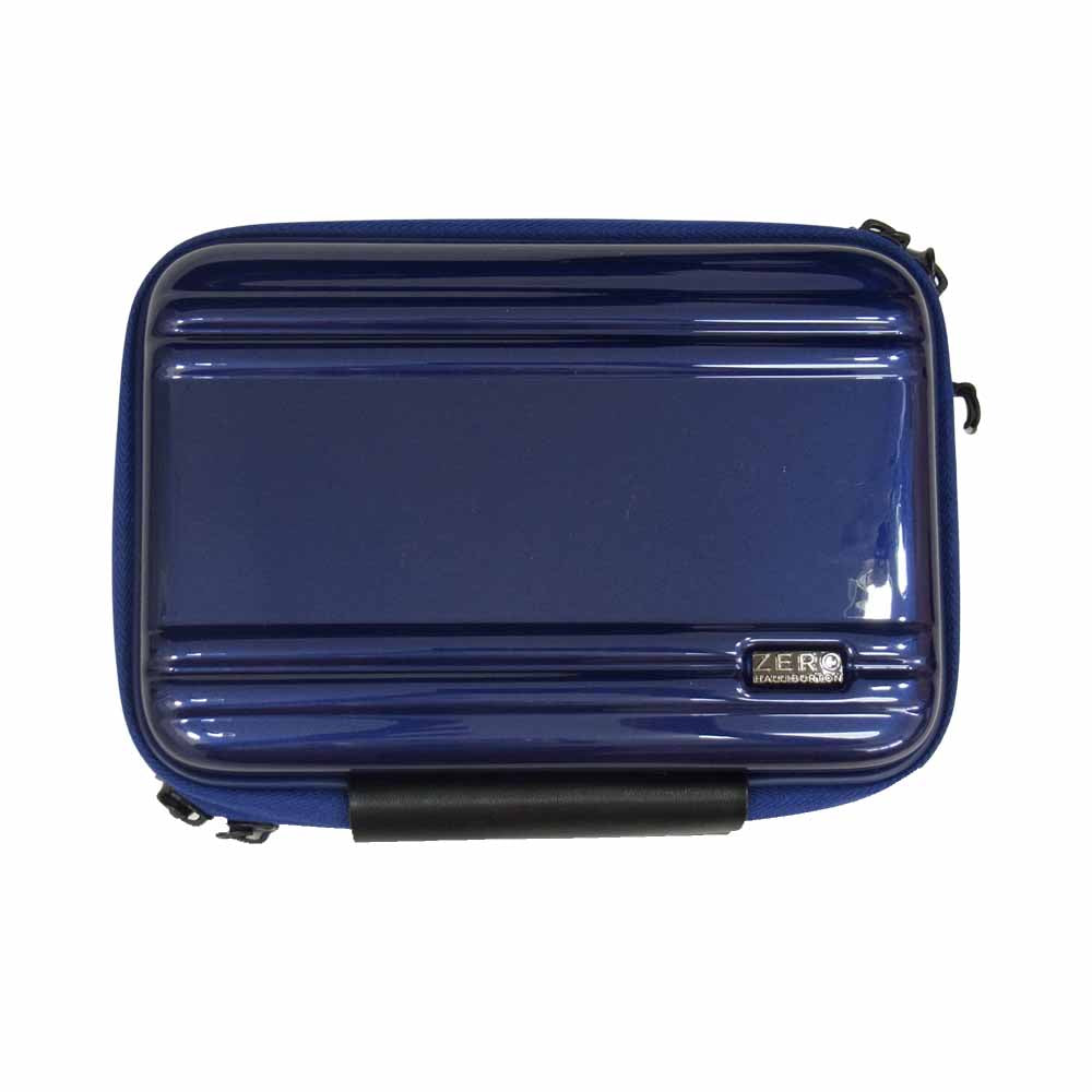 ZERO HALLIBURTON ゼロハリバートン 82045-15 ゴルフ カート ポーチ ブルー ネイビー系【極上美品】【中古】