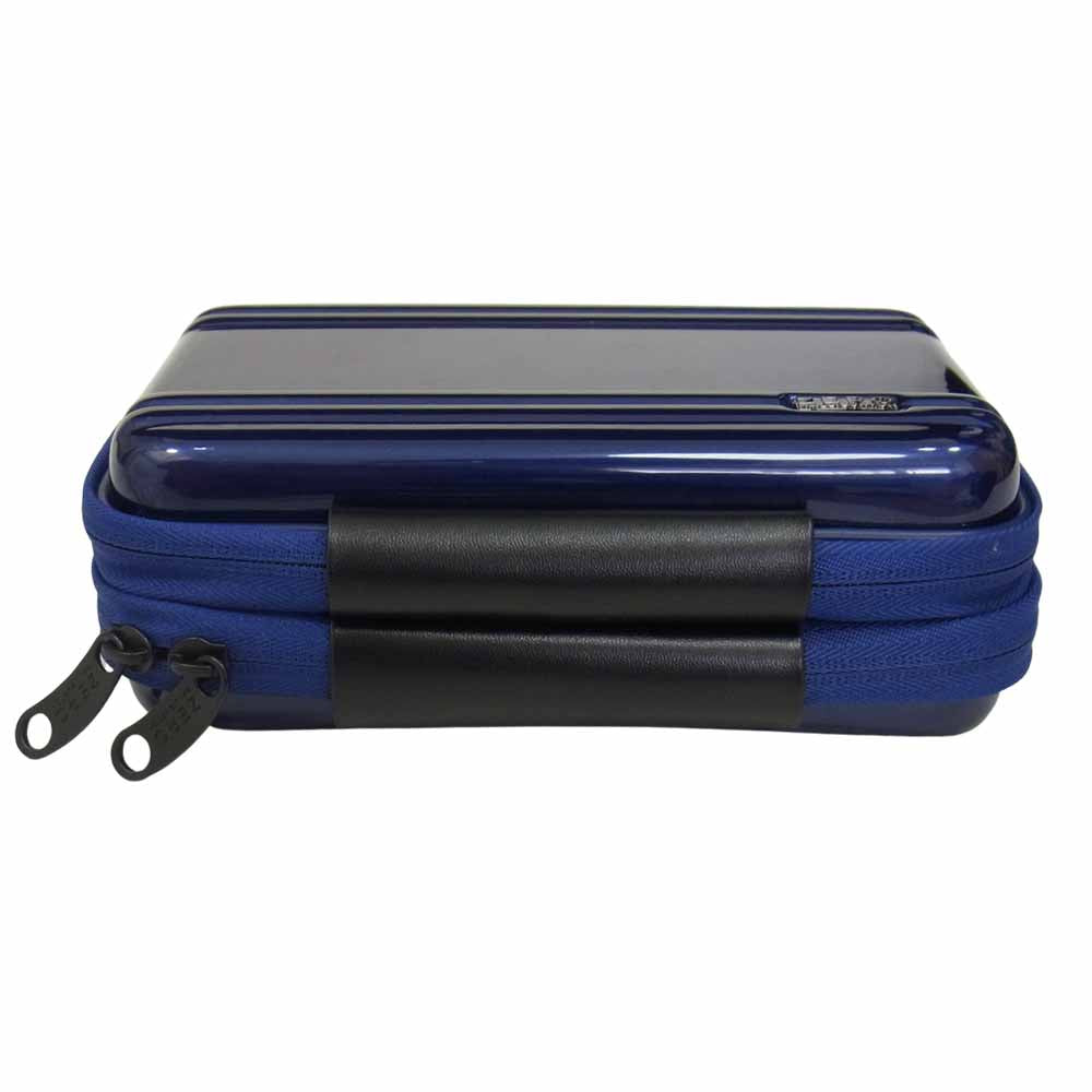ZERO HALLIBURTON ゼロハリバートン 82045-15 ゴルフ カート ポーチ ブルー ネイビー系【極上美品】【中古】
