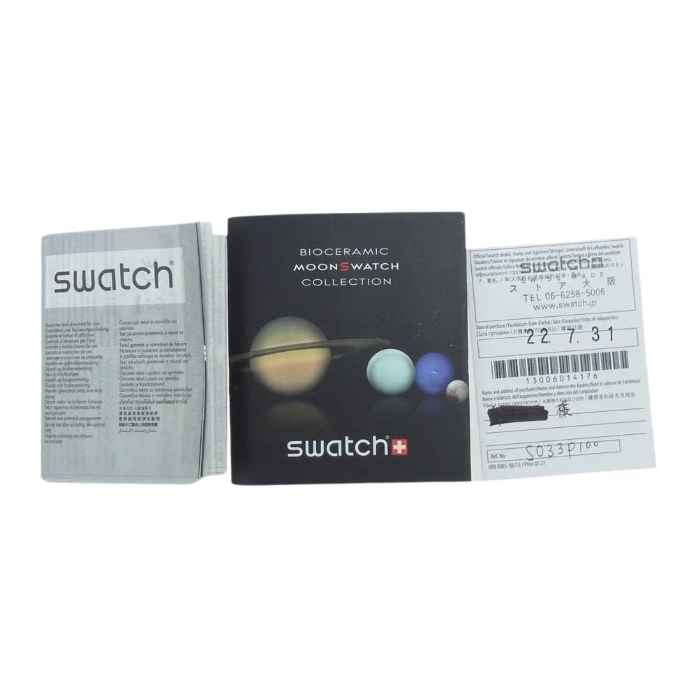 OMEGA オメガ Swatch スウォッチ MISSION TO VENUS バイオセラミック ムーンスウォッチ ミッション トゥー ビーナス クォーツ ホワイト系 ピンク系【新古品】【未使用】【中古】
