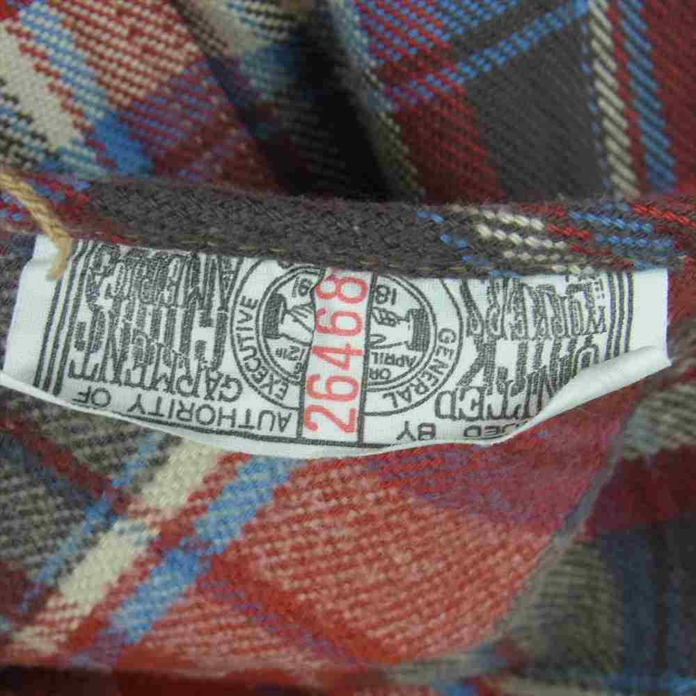 BOOTLEGGERS ブートレガーズ 長袖 ネル チェック シャツ レッド系 15【中古】