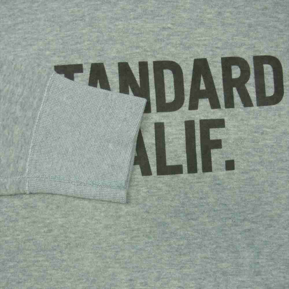 STANDARD CALIFORNIA スタンダードカリフォルニア SD Logo Hood Sweat ロゴ フード スウェット パーカー グレー系 M【美品】【中古】
