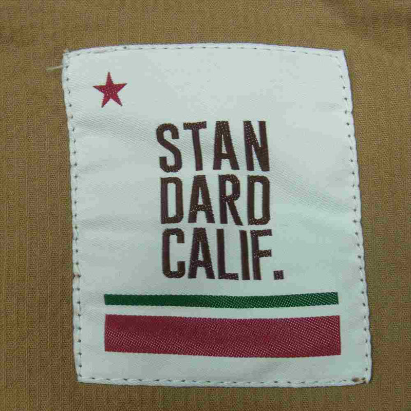 STANDARD CALIFORNIA スタンダードカリフォルニア SD Stretch Corduroy Hood Harrington Jacket ストレッチ コーデュロイ フード ハリントン ジャケット ブラウン系 M【極上美品】【中古】