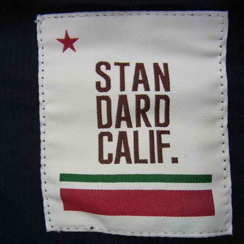 STANDARD CALIFORNIA スタンダードカリフォルニア SD Stretch Corduroy Hood Harrington Jacket ストレッチ コーデュロイ フード ハリントン ジャケット ネイビー ネイビー系 M【極上美品】【中古】