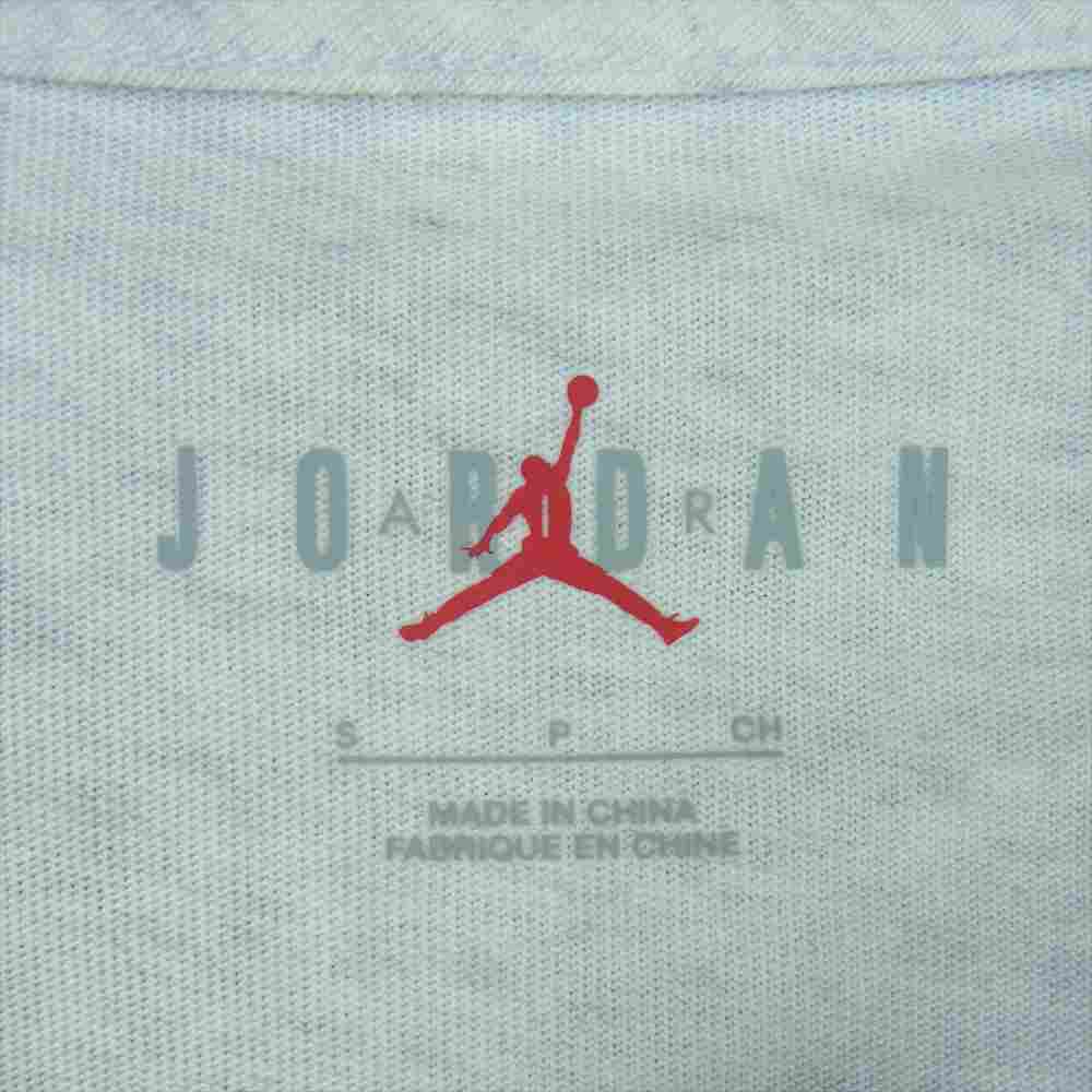 NIKE ナイキ AIR JORDAN × PARIS SAINT-GERMAIN L/S TEE エアジョーダン × パリ サン-ジェルマン 長袖 Tシャツ ライトグレー系 S【新古品】【未使用】【中古】