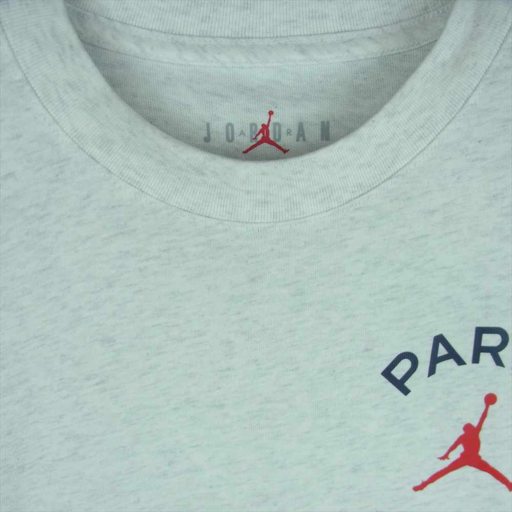 NIKE ナイキ AIR JORDAN PARIS SAINT-GERMAIN L/S TEE エアジョーダン パリ サン-ジェルマン 長袖 Tシャツ ライトグレー系 S【新古品】【未使用】【中古】