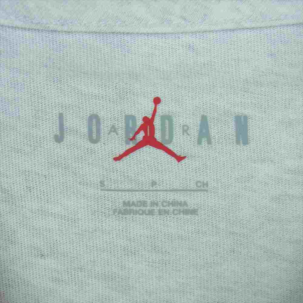 NIKE ナイキ AIR JORDAN × PARIS SAINT-GERMAIN L/S TEE エアジョーダン × パリ サン-ジェルマン 長袖 Tシャツ ライトグレー系 S【新古品】【未使用】【中古】